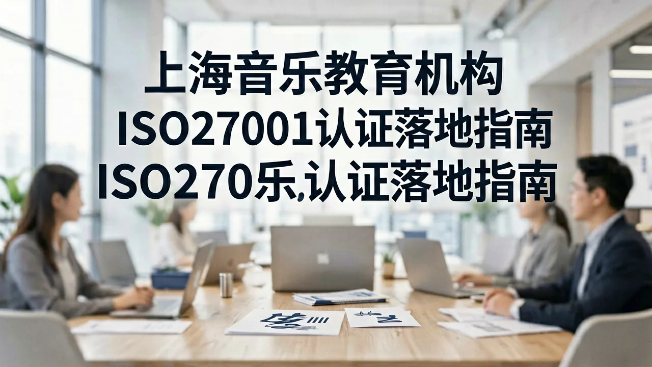 上海音乐教育机构ISO27001认证落地指南